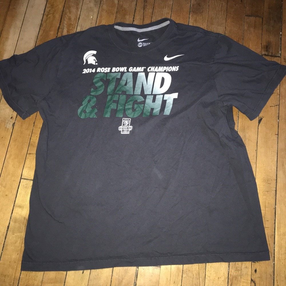 Michigan State Spartans 2014‎ Rose Bowl Champions Nike XXL T-Shirt